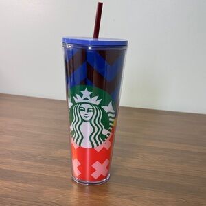 Starbucks 2021 Summer Target‎ Exclusive Chevron 24oz Venti Tumbler Cup